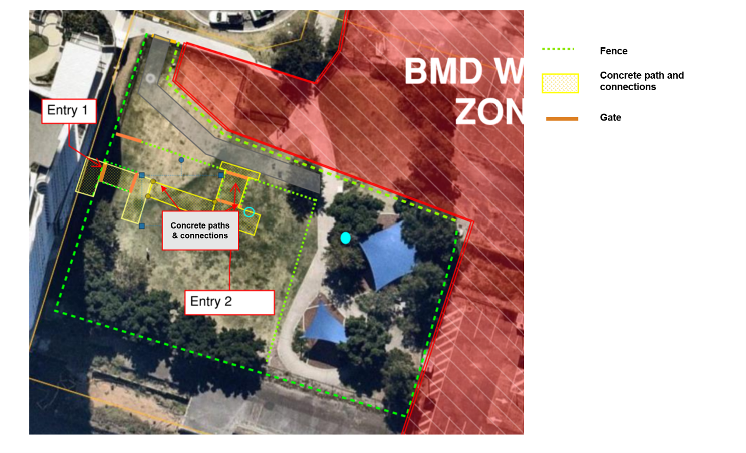 Wharf street temporary park - closure